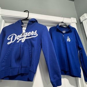 LA Dodgers pullover and sweatshirt